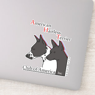 Pegatinas del American Hairless Terrier Club of Am