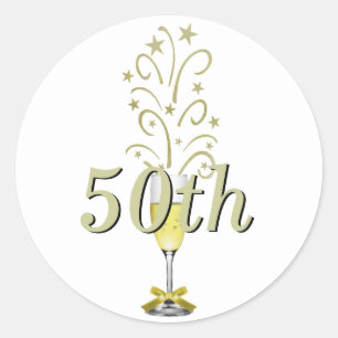 Pegatinas del Aniversario de Oro