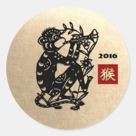 pegatinas del año 2016 del regalo de monos en Chin