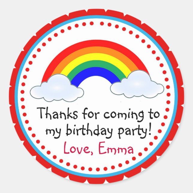 Pegatinas del arcoiris (Anverso)