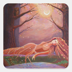 Pegatinas del arte de la fantasía "que esperan un