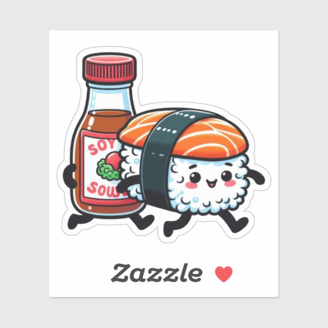 Pegatinas del arte del sushi puro (Hoja)