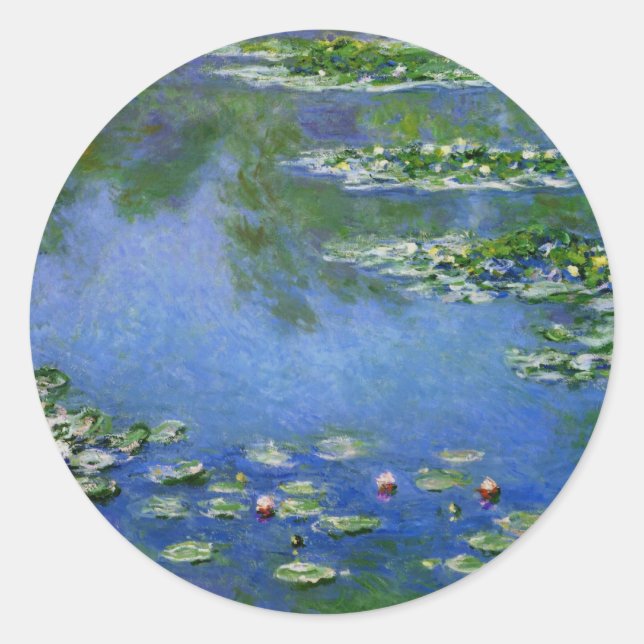 Pegatinas del artista Claude Monet (Anverso)