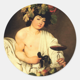 Pegatinas del Bacchus de Caravaggio