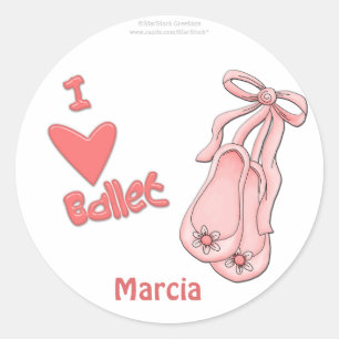 Pegatinas del ballet