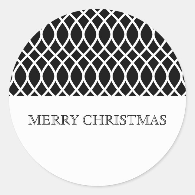 Pegatinas del Black Elegent Lattice Holiday (Anverso)