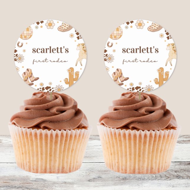 Pegatinas del Boho First Rodeo Cowgirl Birday (Subido por el creador)