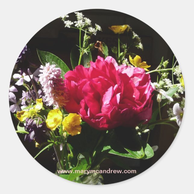 Pegatinas del Bouquet Flowers (Anverso)