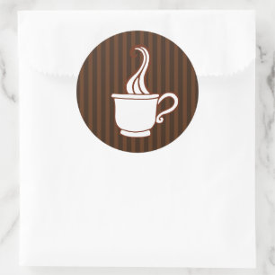 Pegatinas del Café Retro