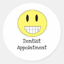 Pegatinas del calendario de citas para dentistas