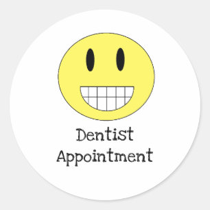 Pegatinas del calendario de citas para dentistas