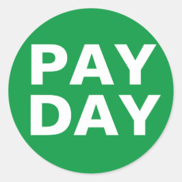 Pegatinas del calendario de pago