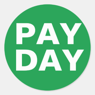 Pegatinas del calendario de pago