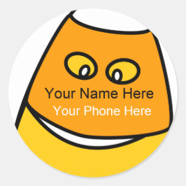 Pegatinas del caramelo del truco o de la