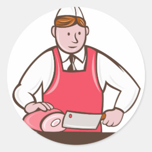 Pegatinas del carnicero