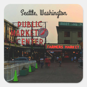 Pegatinas del Centro de Mercado Público Nº 1 de Se