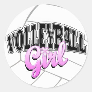 Pegatinas del chica del voleibol
