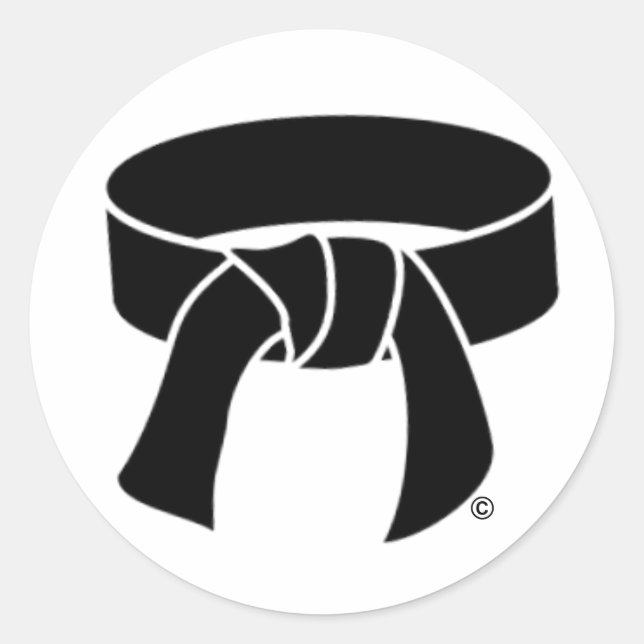 Pegatinas del Cinturón Negro (Anverso)