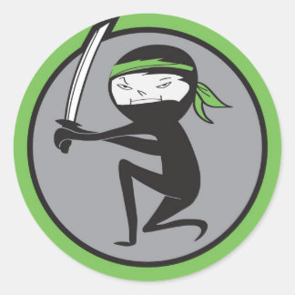 Pegatinas del Cinturón Verde de Ninja