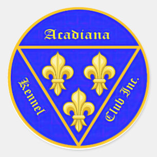 Pegatinas del Club Acadiana Kennel