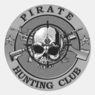 Pegatinas del Club de Caza Pirata