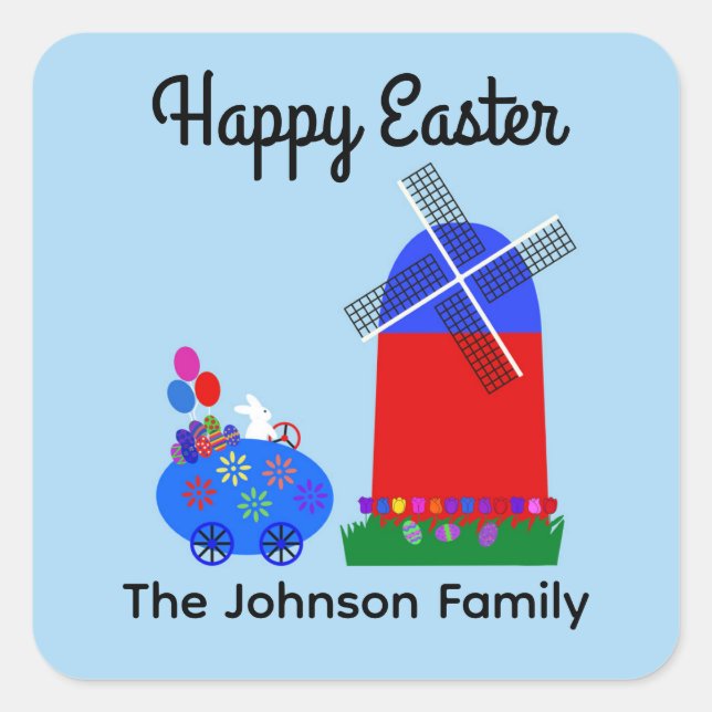 Pegatinas del coche de huevo de pasaje para coneji (Anverso)