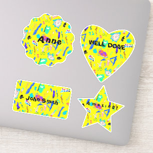 Pegatinas del colegio a los que les gusta llevar a