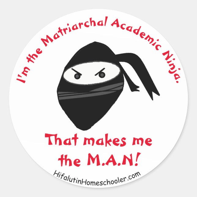 Pegatinas del colegio doméstico (Anverso)