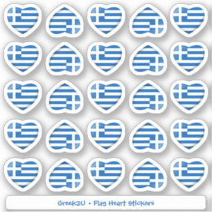 Pegatinas del Concurso del Corazón de la Bandera G