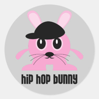 Pegatinas del conejito de Hip Hop