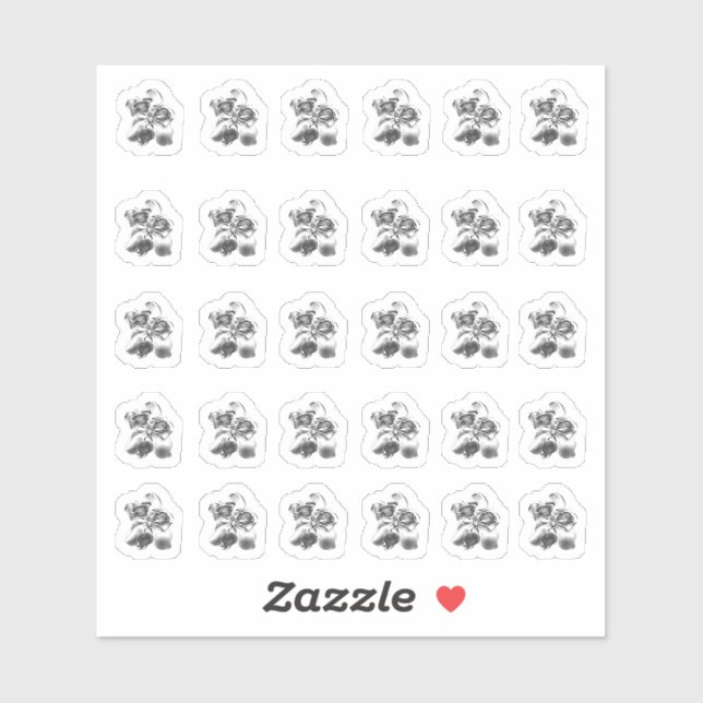 Pegatinas del Contacto de Magnolia Metálica (Hoja)