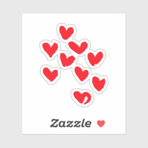 pegatinas del corazón