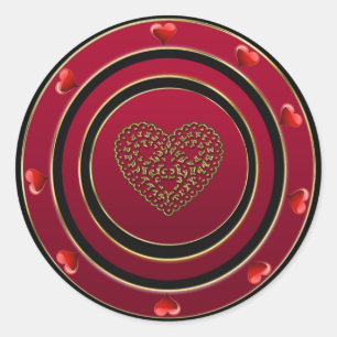 Pegatinas del corazón