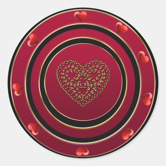 Pegatinas del corazón (Anverso)