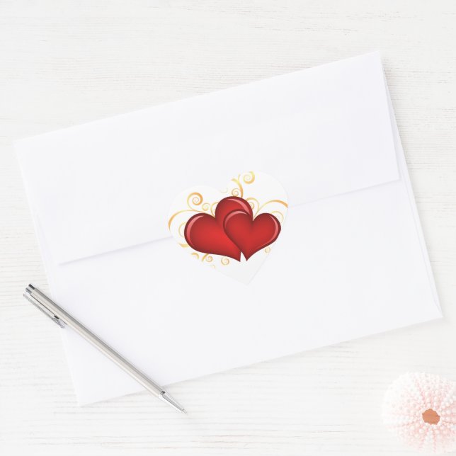 Pegatinas del corazón (Sobre)