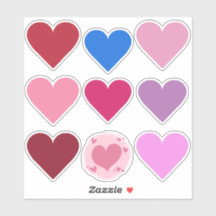 Pegatinas del corazón