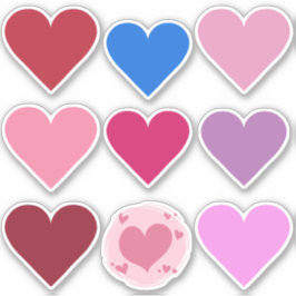 Pegatinas del corazón
