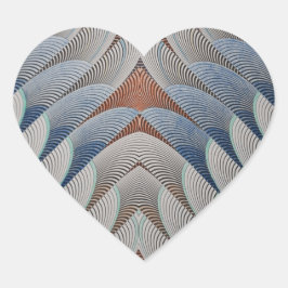 Pegatinas del corazón de Angel Wings