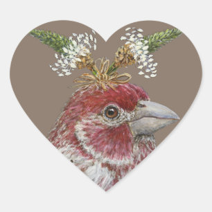 pegatinas del corazón de finch house