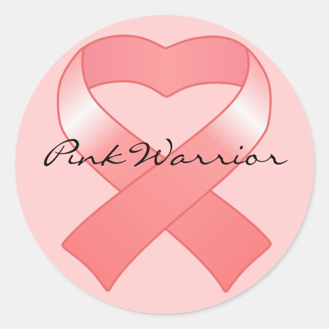 Pegatinas del corazón de la cinta rosa (Anverso)