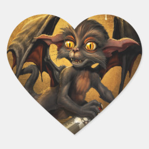 Pegatinas del corazón de Maggie