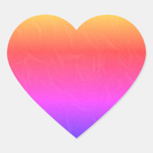 Pegatinas del corazón del arcoiris
