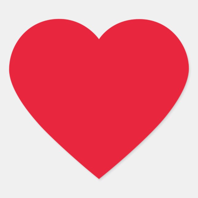 Pegatinas del corazón rojo (Anverso)