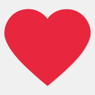 Pegatinas del corazón rojo