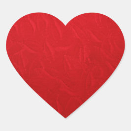 Pegatinas del corazón rojo