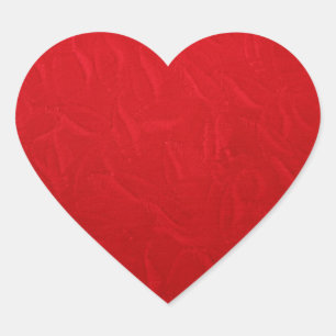 Pegatinas del corazón rojo
