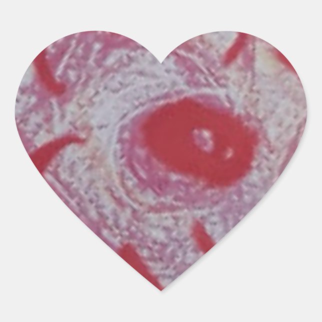 Pegatinas del corazón Rosa (Anverso)