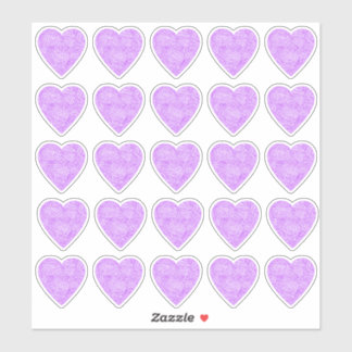 Pegatinas del corazón rosado