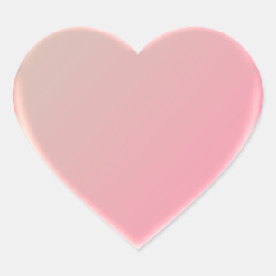 Pegatinas del corazón rosado 3D