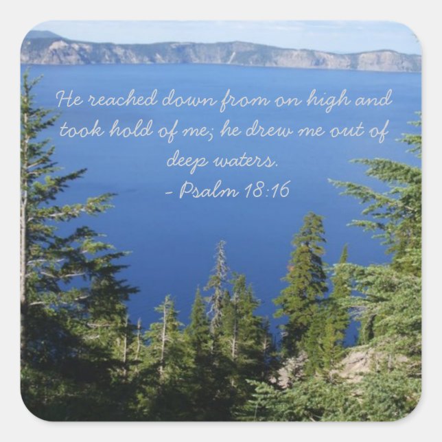 Pegatinas del Crater Lake (Anverso)